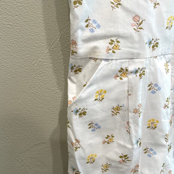 NWT Janie and Jack Floral Romper in White - Girls Size: 7 - Picture 5 of 11